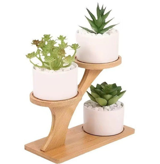 🌿 2-laags Bamboe Opbergstandaard – Stijlvol, Duurzaam & Perfect als Cadeau